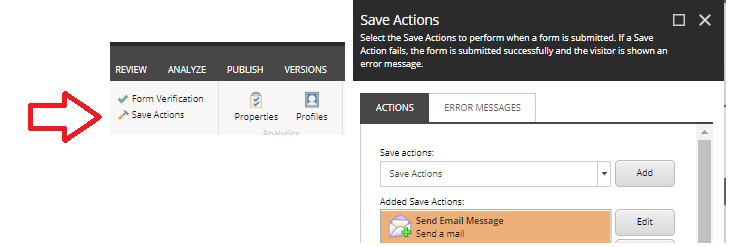 Save Actions