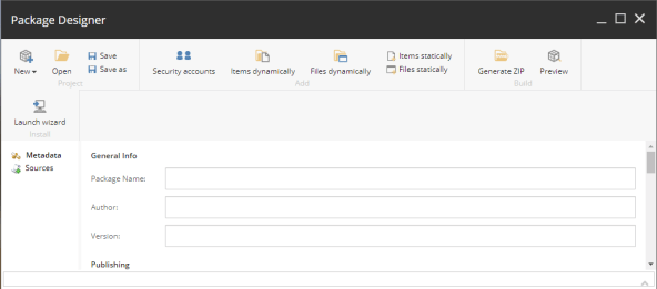 Sitecore Package Designer